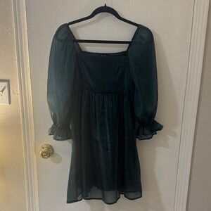 Blu Pepper Teal Smocked Top